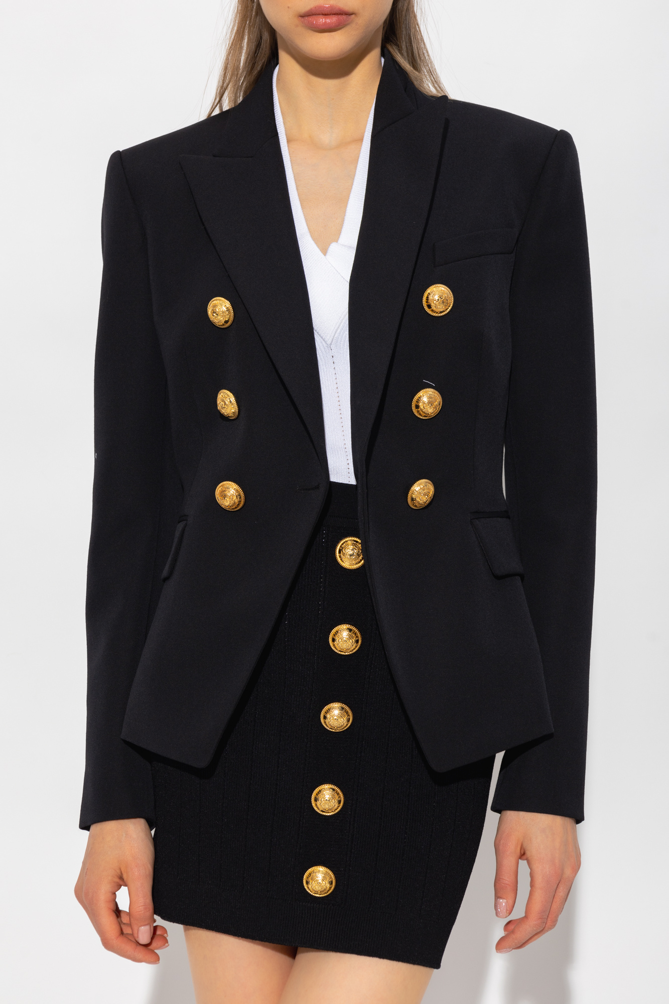 Balmain wool discount blazer